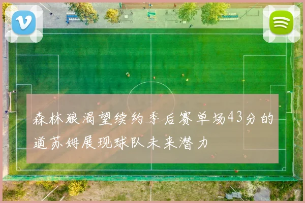 森林狼渴望续约季后赛单场43分的道苏姆展现球队未来潜力